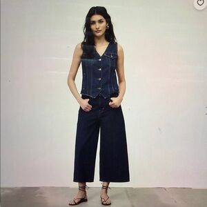 Levi's Premium XL Women's Dark Wash Culottes size 27